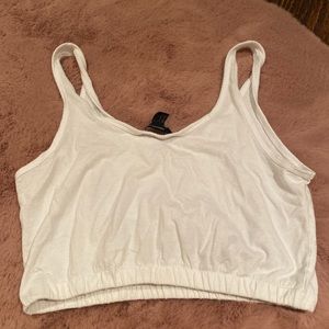 forever 21 white tank top